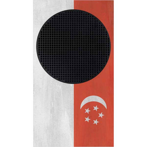 Singapore Flag Distressed Xbox Series S Skins